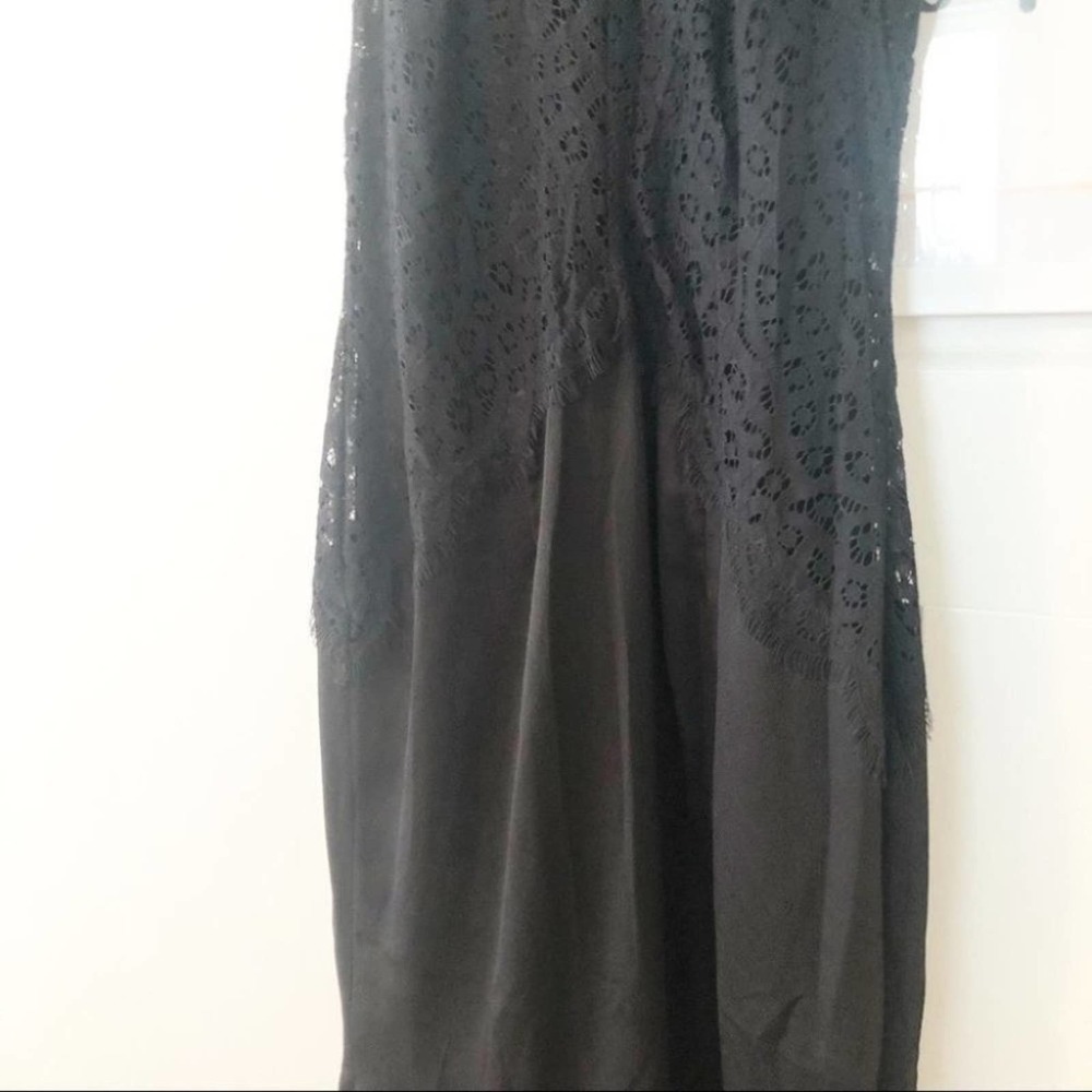 KEEPSAKE THE LABEL Be The One Black Midi Dress Size Medium NEW - Picture 6 of 12
